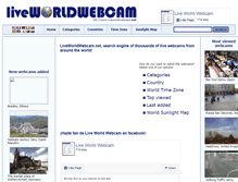 Tablet Screenshot of liveworldwebcam.net